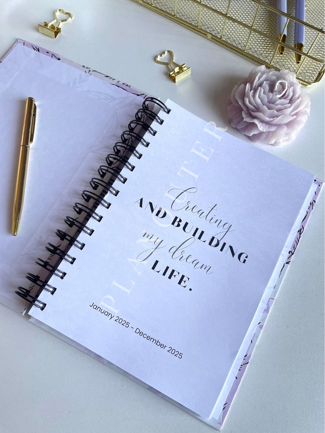 Vegan Leather You Can & You Will Foil 2026 Weekly Planner