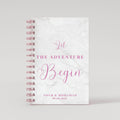Let the Adventure Begin - Rose Gold Foil Wedding Planner