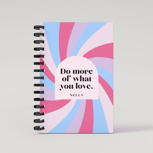 Spins Blue Pink 2025 Daily Planner