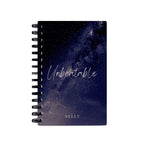 Milky Way Quote Lined Notebook