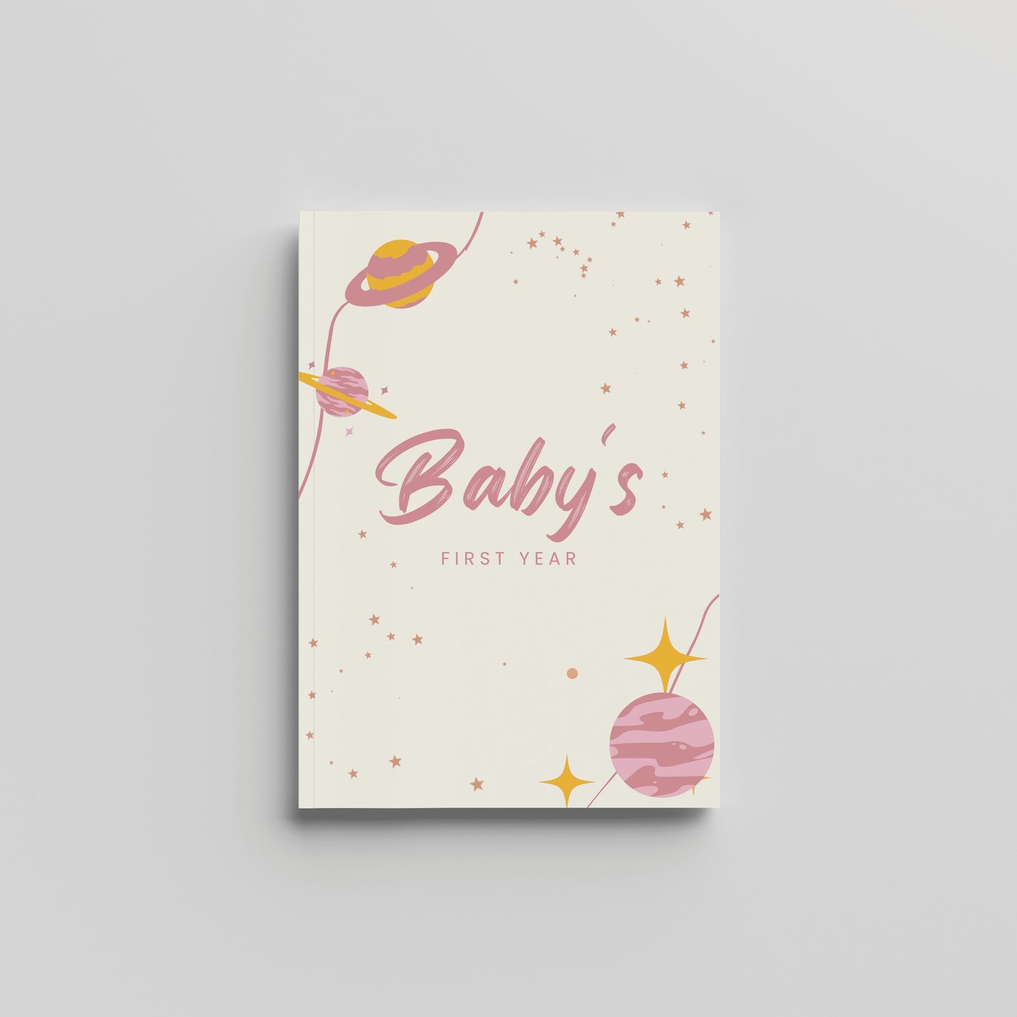 Baby's First Year Pink - Milestones Book