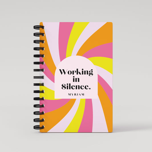Working in Silence Spin 2024 Daily Planner