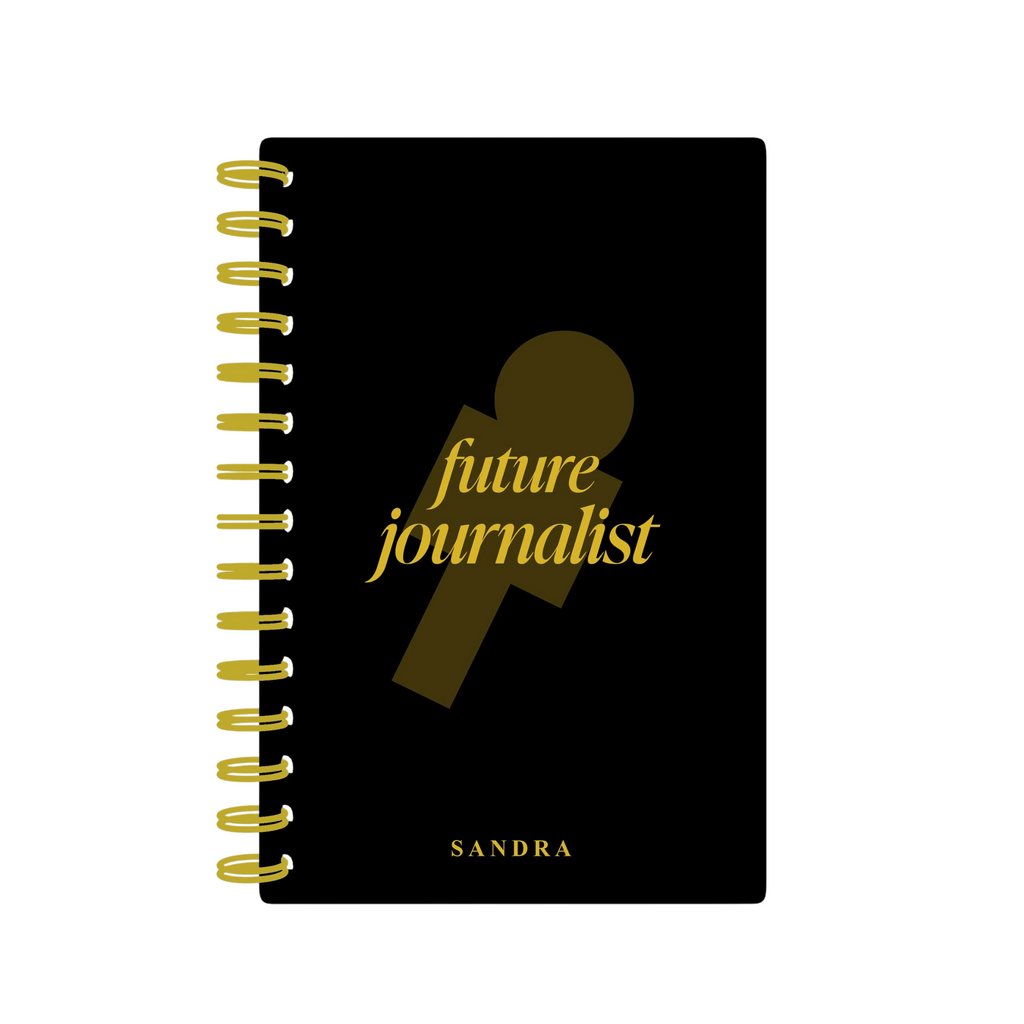 Future Journalist - Foil Lined Notebook