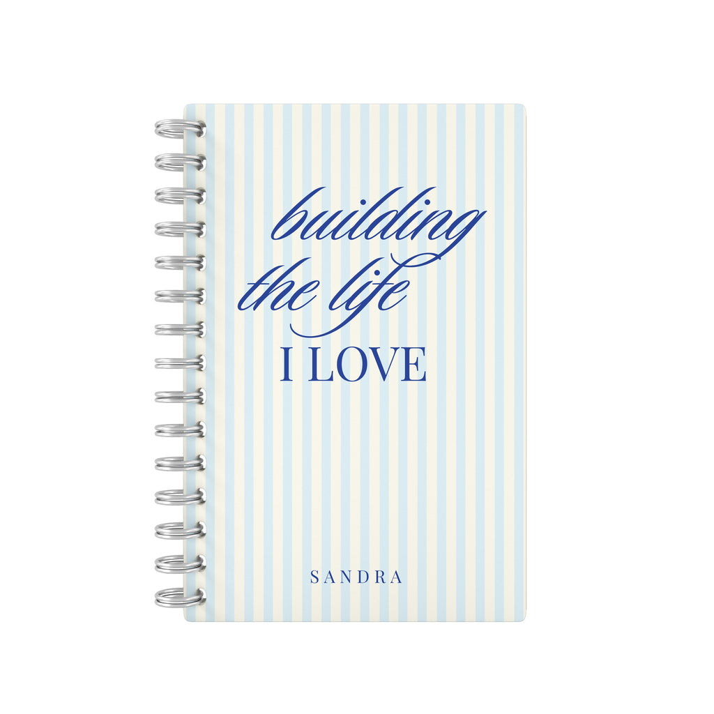 Building The Life I Love Coquette Blue - Student Planner