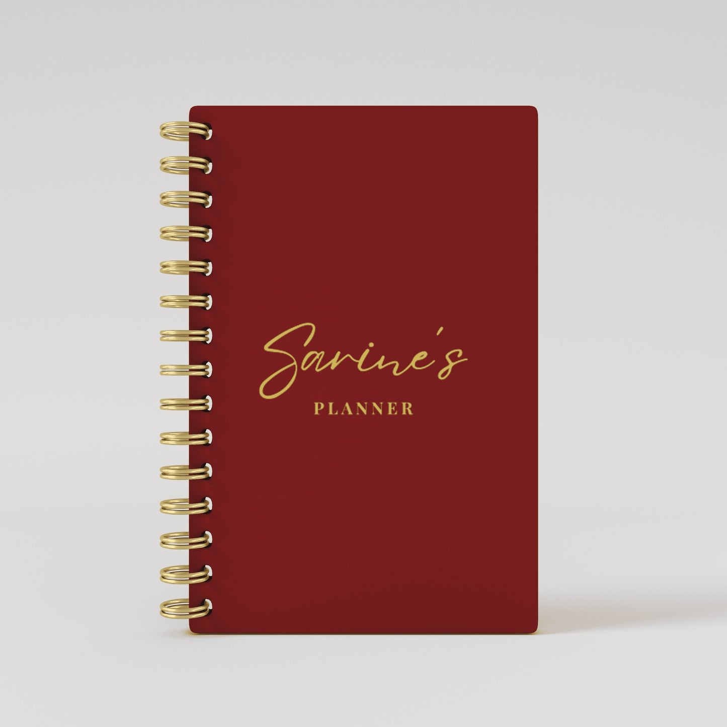 Name Solid Foil 2025 Weekly Planner