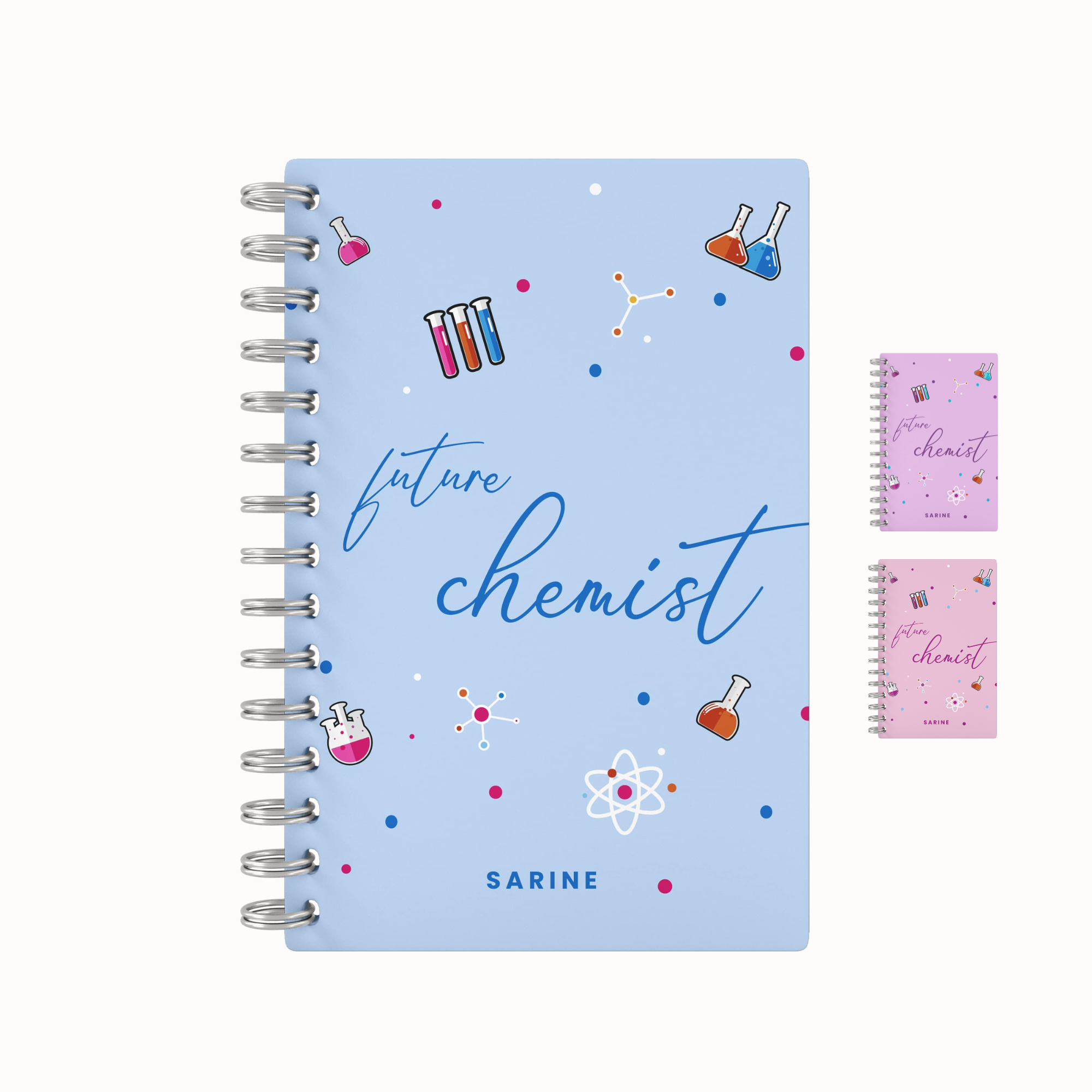 Future Chemist Lined Notebook