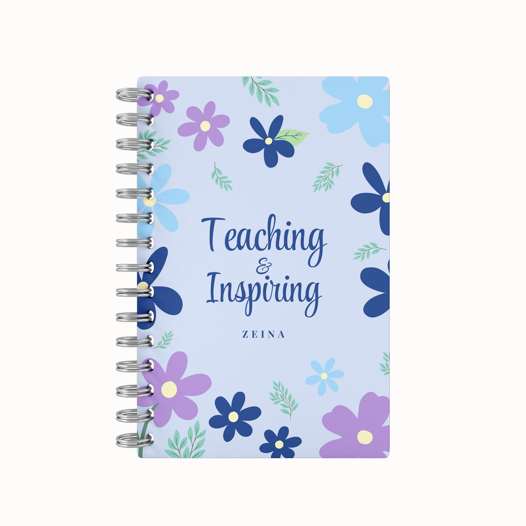 Teaching & Inspiring Blue - Teacher Planner