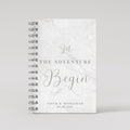 Let the Adventure Begin - Silver Foil Wedding Planner