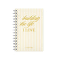 Building The Life I Love Coquette Yellow - Student Planner