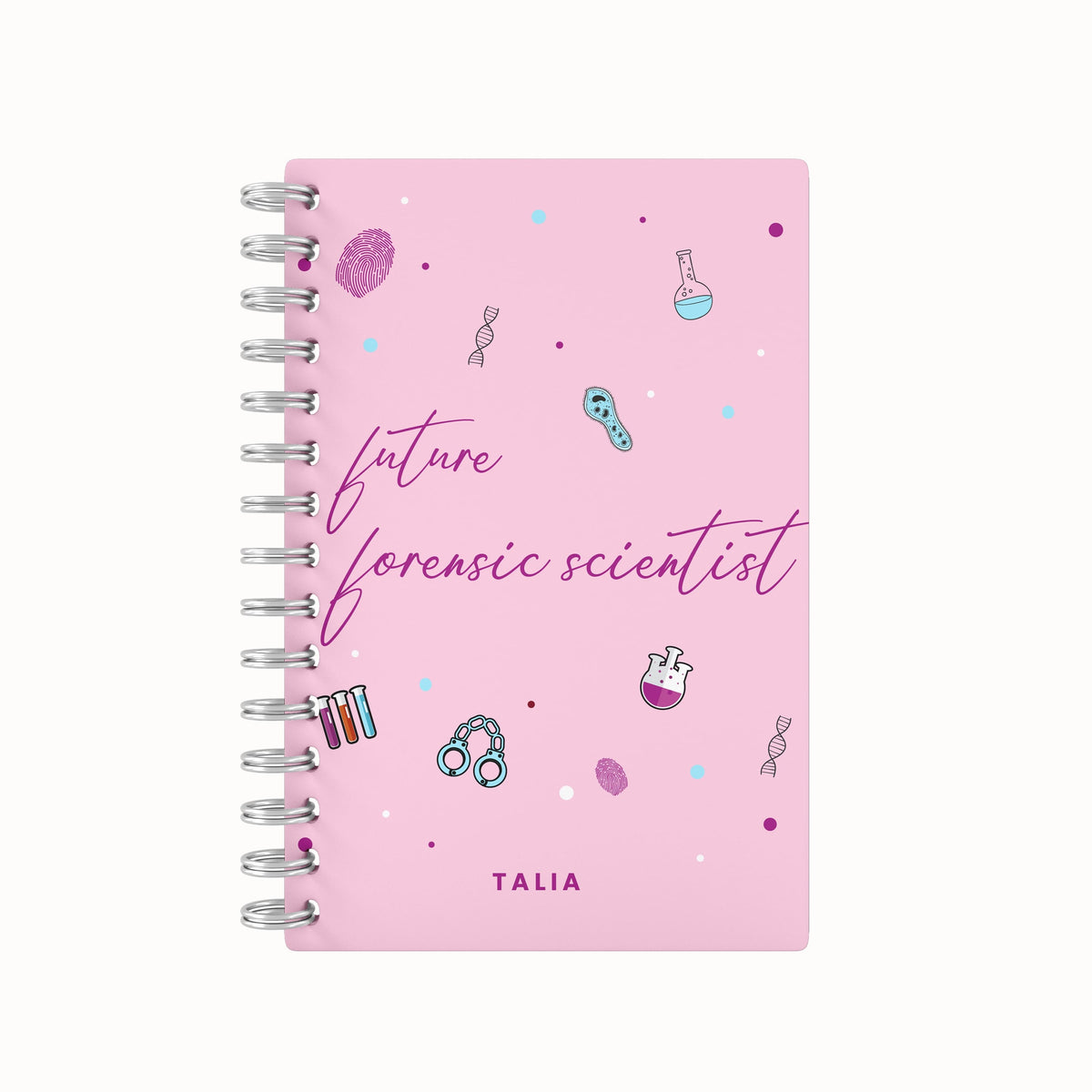 Future Forensic Scientist Lined Notebook