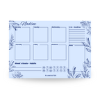 Leaves Blue Weekly DeskPad