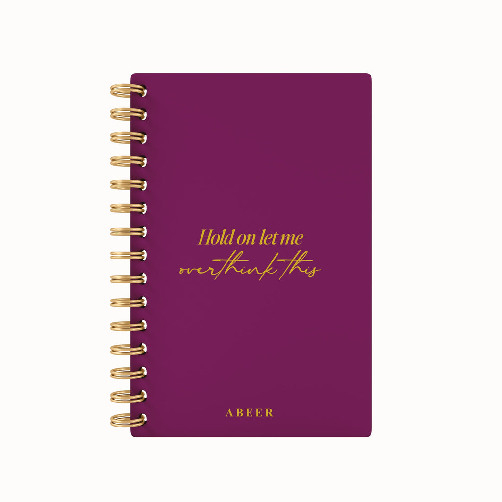 Overthinking Foil 2026 Daily Planner