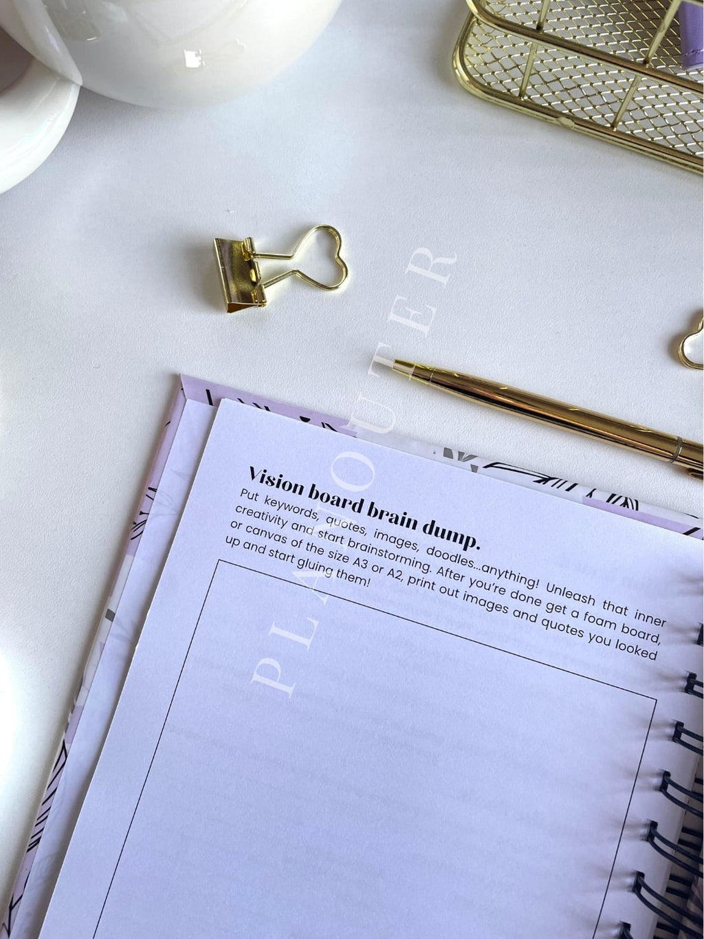 Vegan Leather You Can & You Will Foil 2026 Weekly Planner