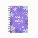 Teaching & Inspiring Purple - Teacher Planner