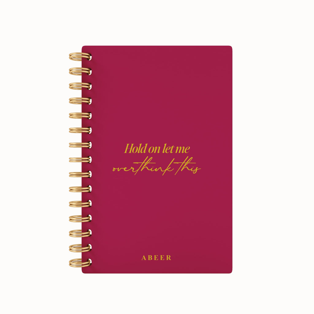 Overthinking Foil 2026 Daily Planner