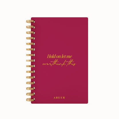 Overthinking Foil 2026 Daily Planner