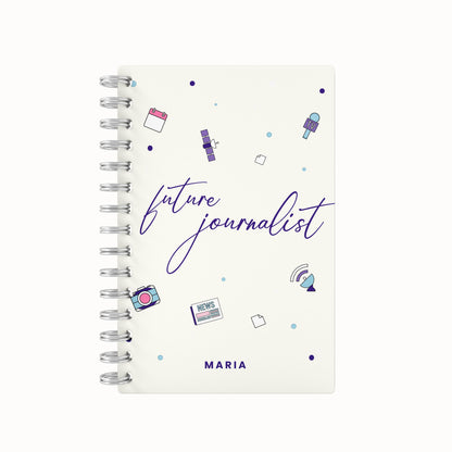 Future Journalist Lined Notebook