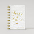 Names Diamond - Gold Foil Wedding Planner