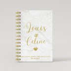 Names Diamond - Gold Foil Wedding Planner