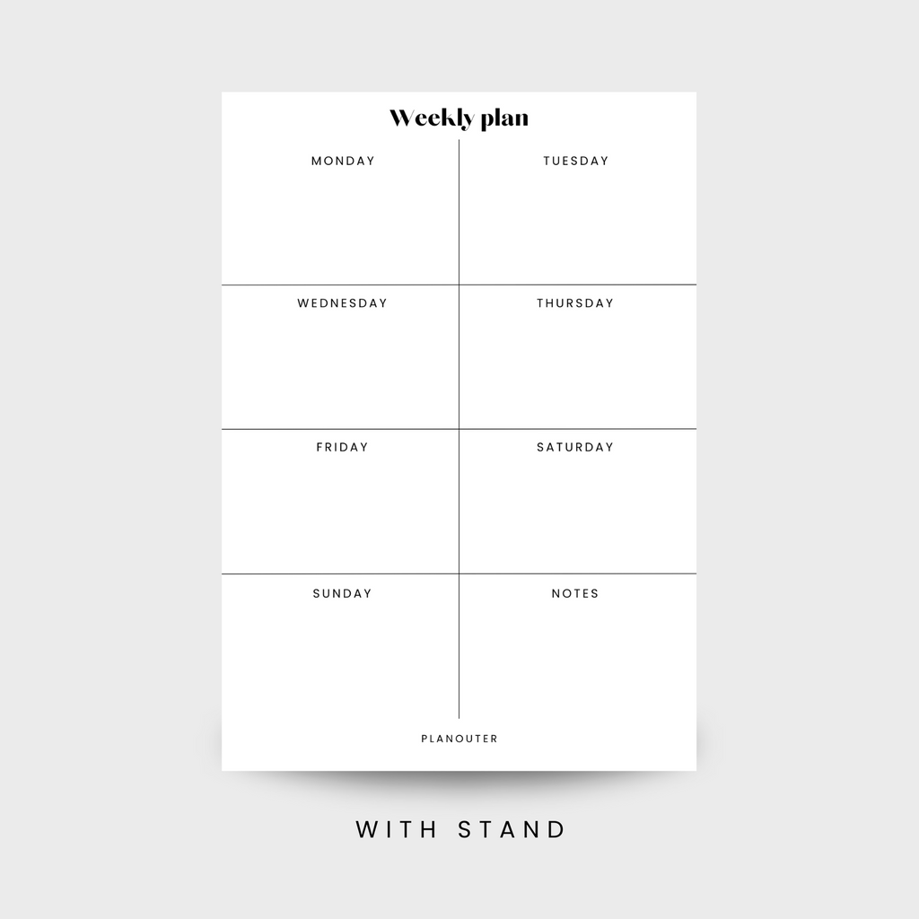 Weekly Planner - Acrylic Board