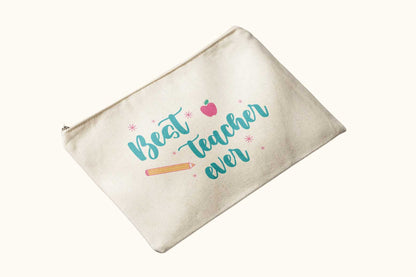 Best Teacher Ever - Tote Pouch
