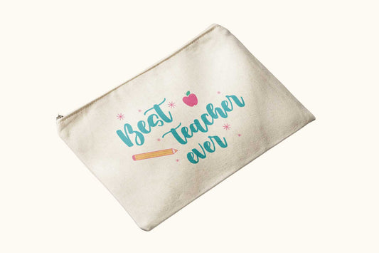 Best Teacher Ever - Tote Pouch