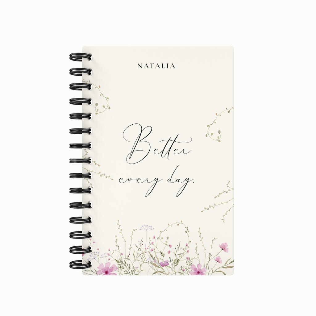Simple Flower Purple - 2026 Daily Planner