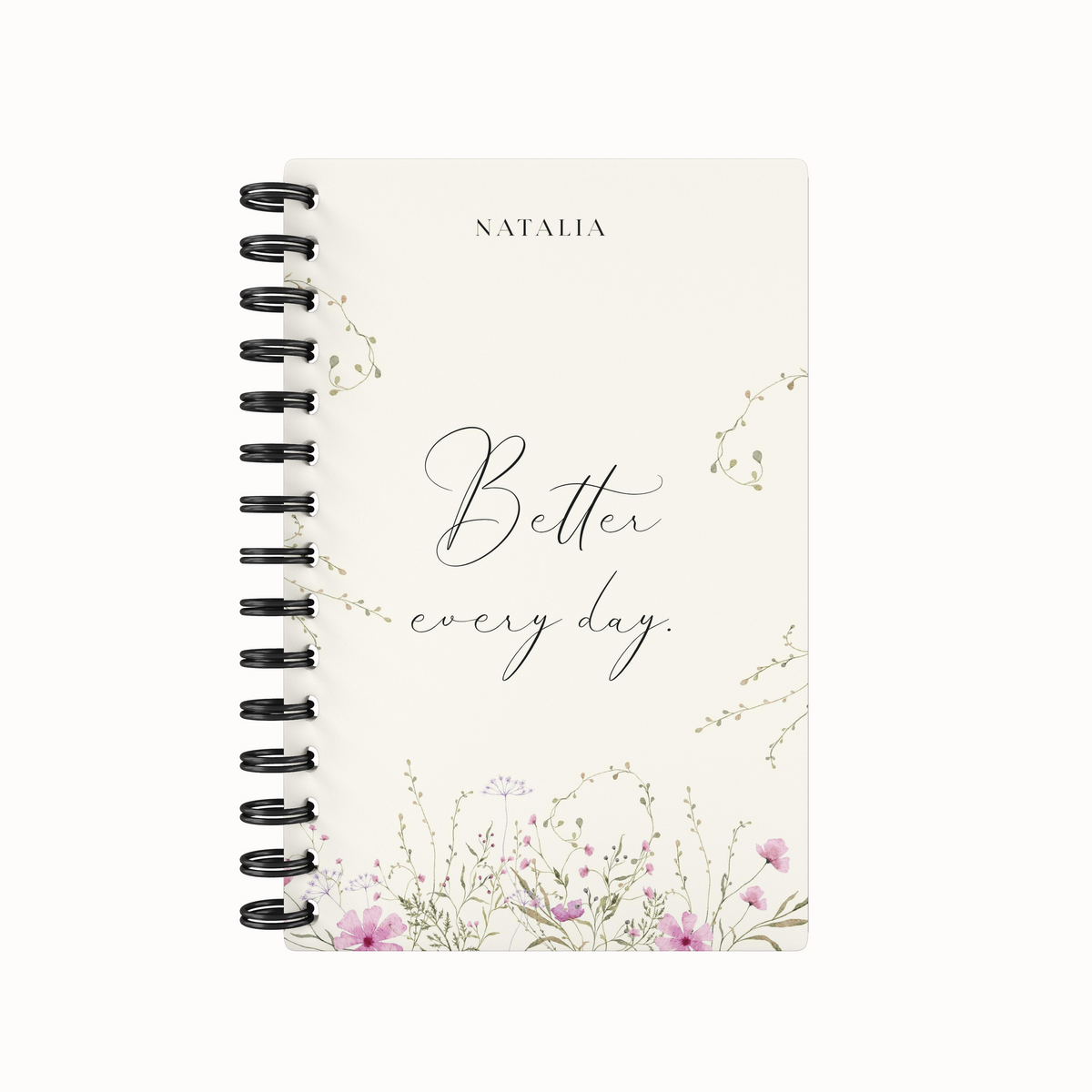 Simple Flower Purple - 2026 Daily Planner