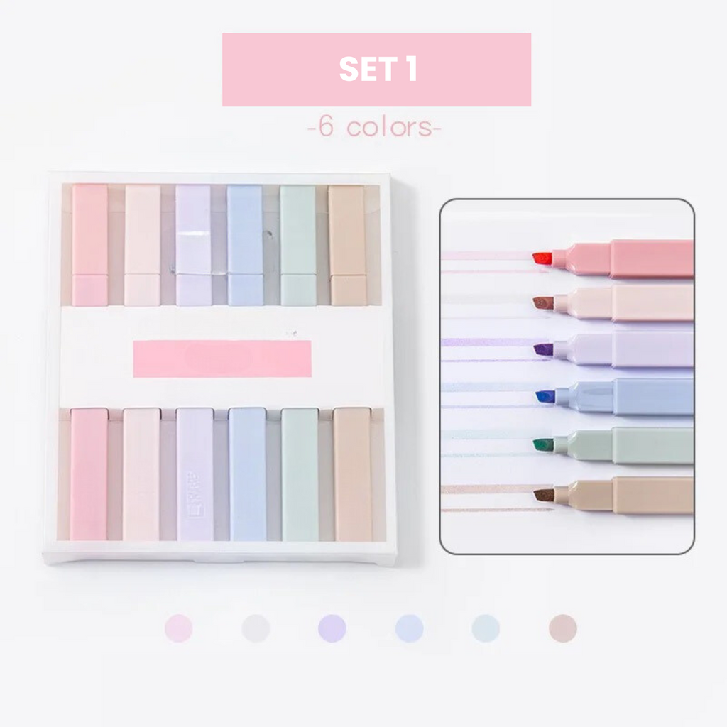 Pack of Pastel Highlighters