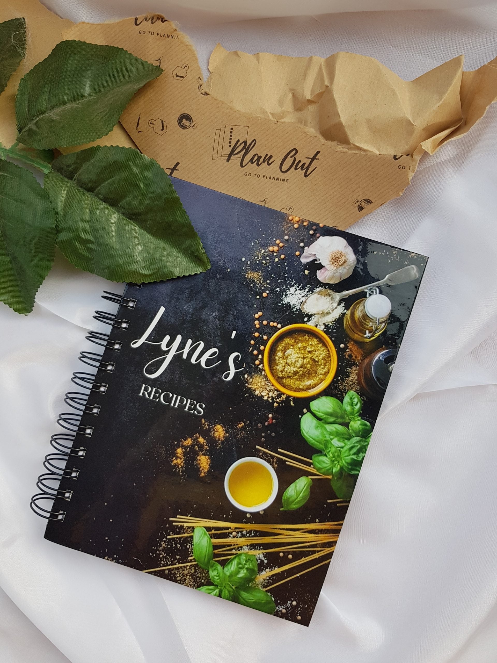 Blue Fun Kitchen Mess Recipe Book