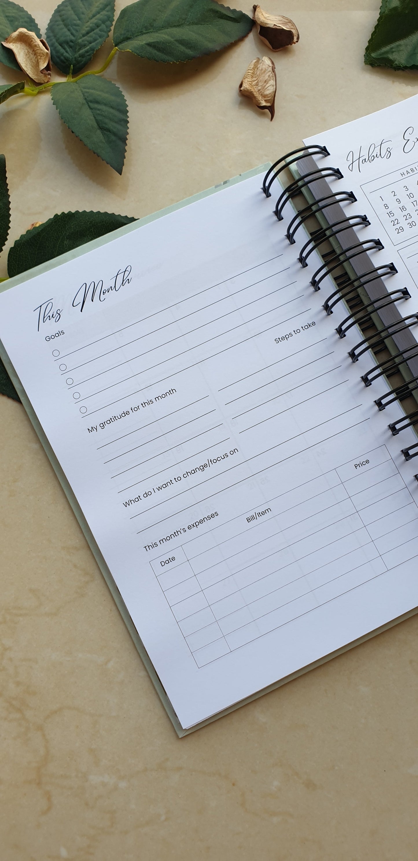 2024 Leaves Daily Planner