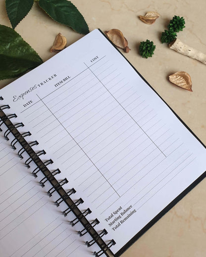 Blue Gold Hue Marble 2024 Weekly Planner