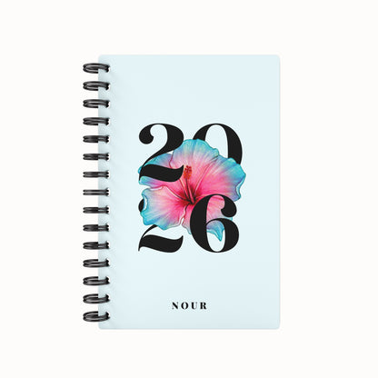 Blooming 2026 Desk Planner - Blue