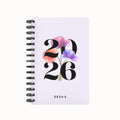 Blooming Undated Daily Planner - Purple