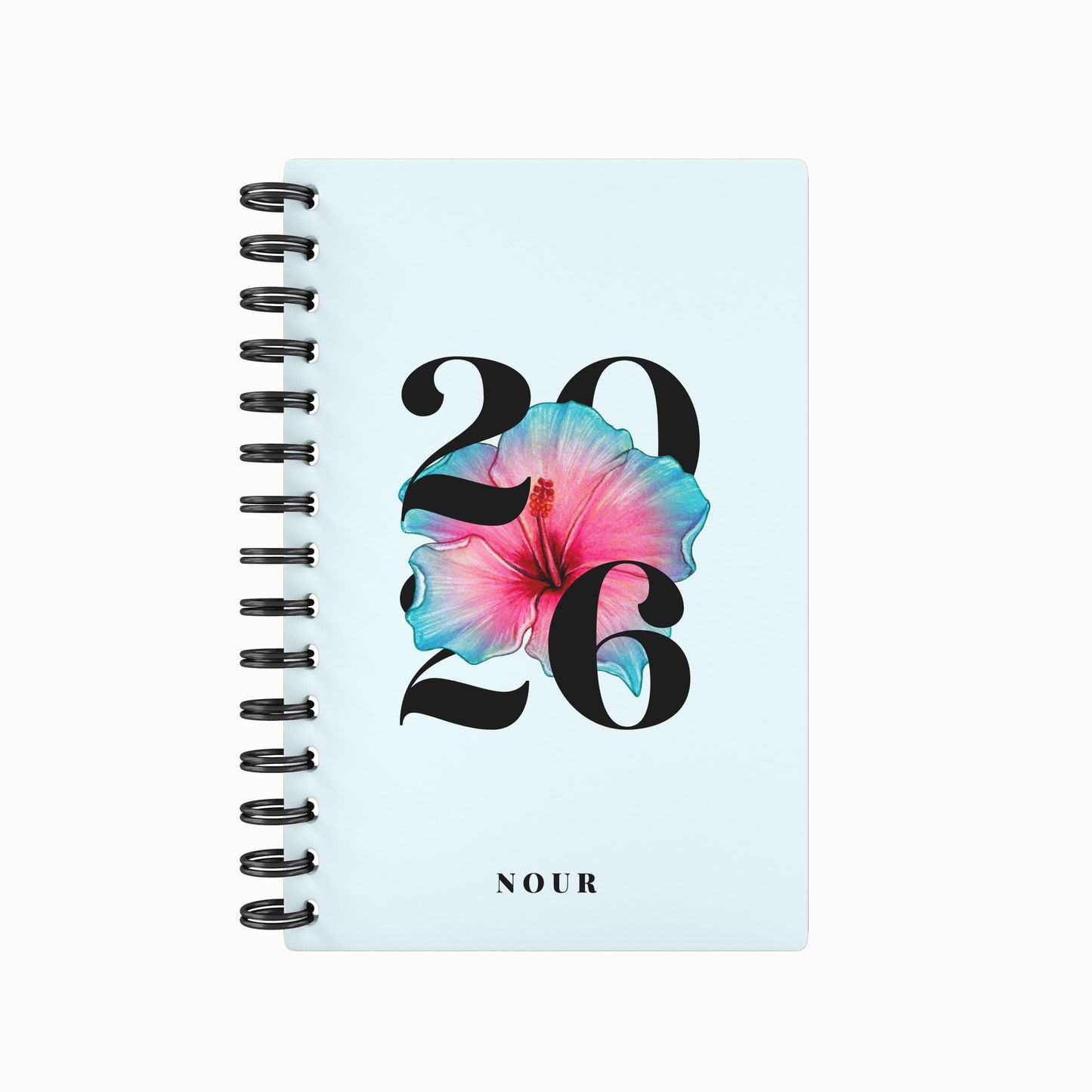 Blooming Undated Daily Planner - Blue