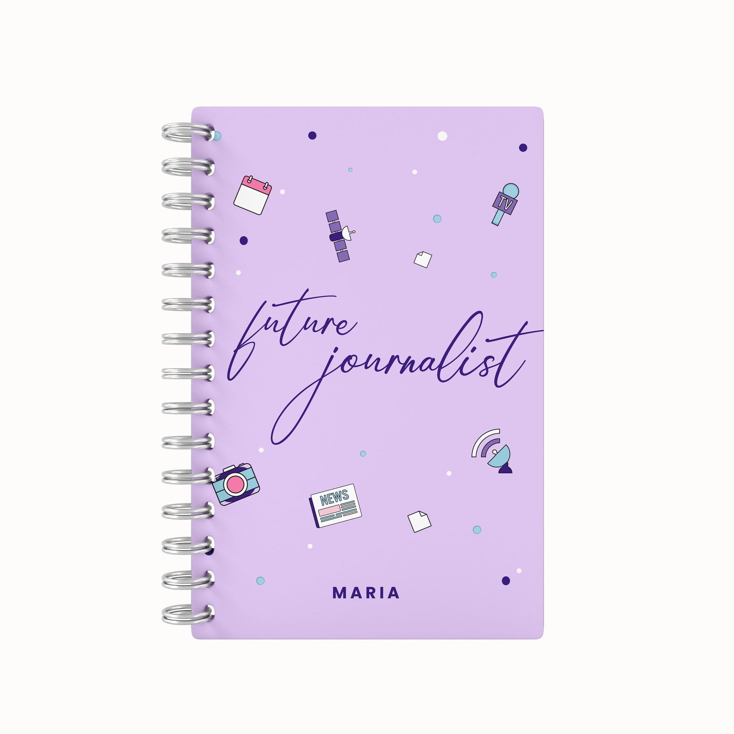 Future Journalist Lined Notebook