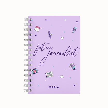 Future Journalist Lined Notebook