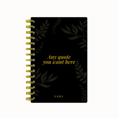 Any Quote Foliage Foil 2026 Weekly Planner