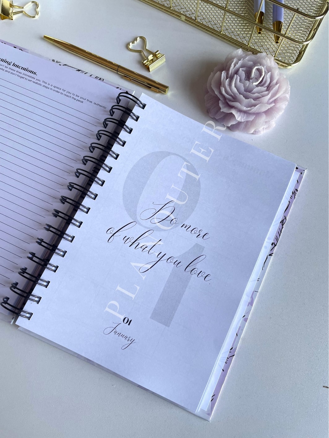 Vegan Leather You Can & You Will Foil 2026 Weekly Planner