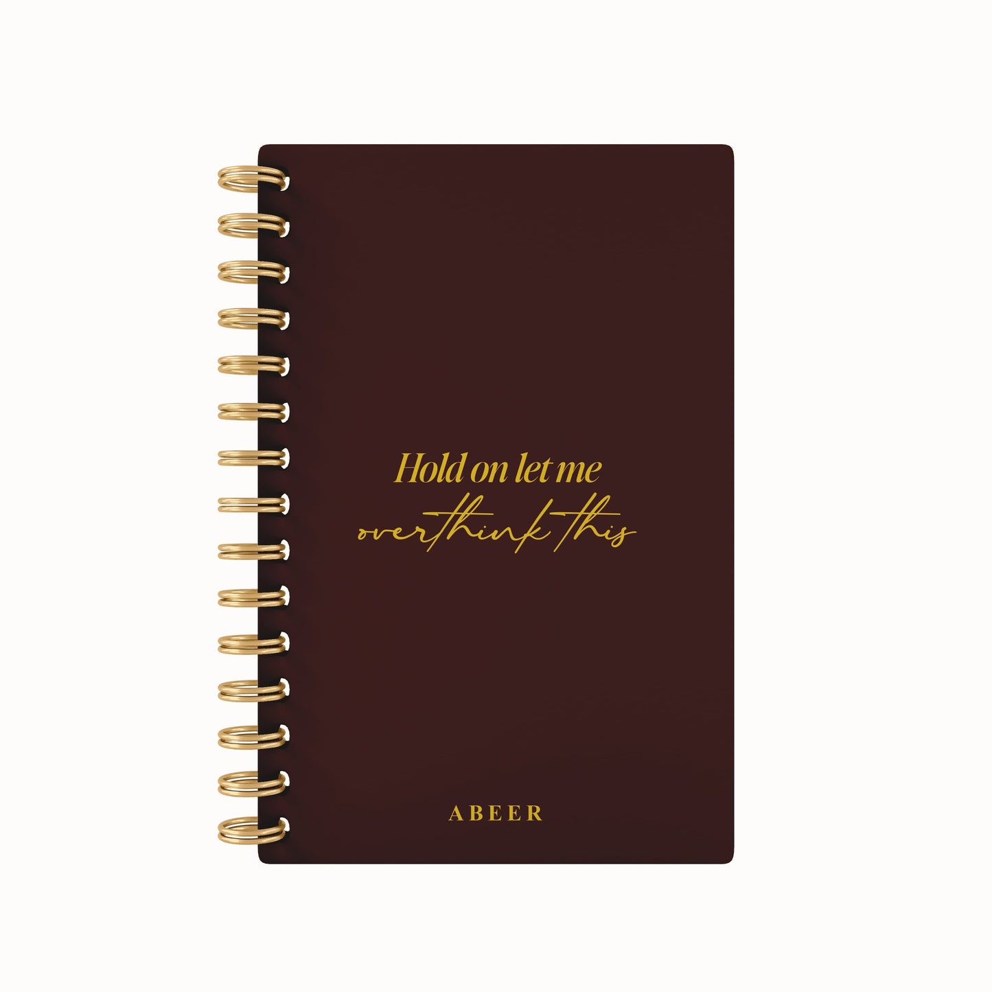 Overthinking Foil 2026 Daily Planner