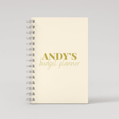 Names Budget Planner - Beige