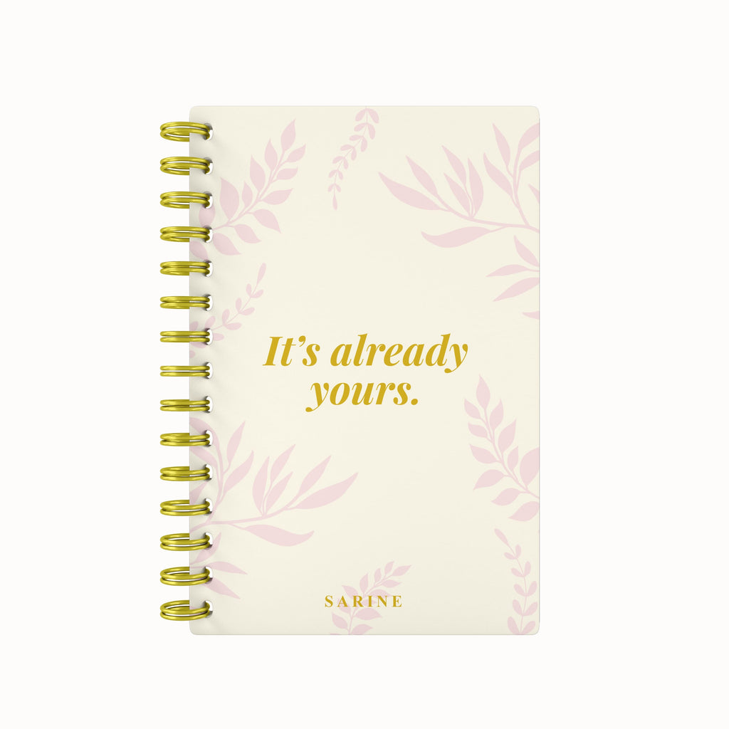 Any Quote Foliage Foil Undated Daily Planner