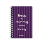 Focus On Improving Not On Proving Purple - Student Planner