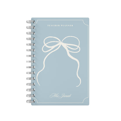 Vintage Bow Blue - Teacher Planner