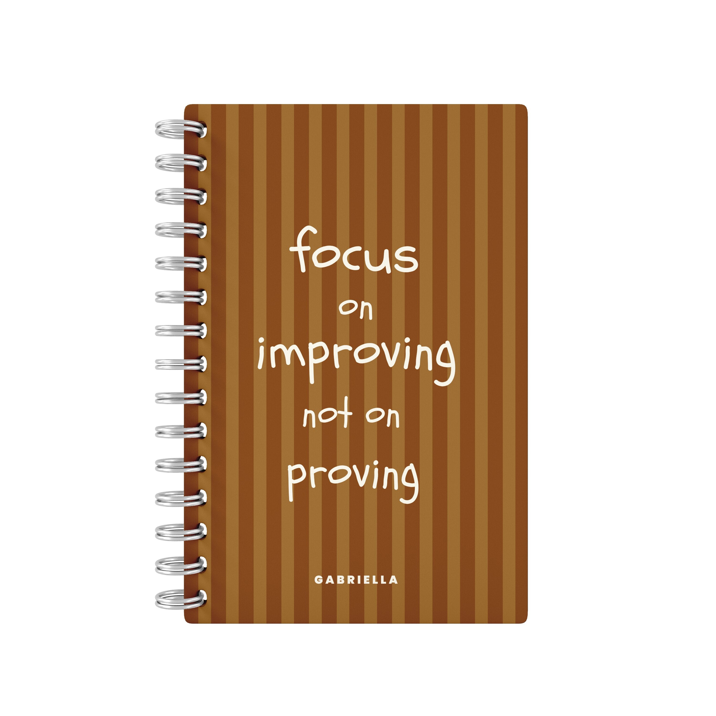 Focus On Improving Not On Proving Brown - Student Planner
