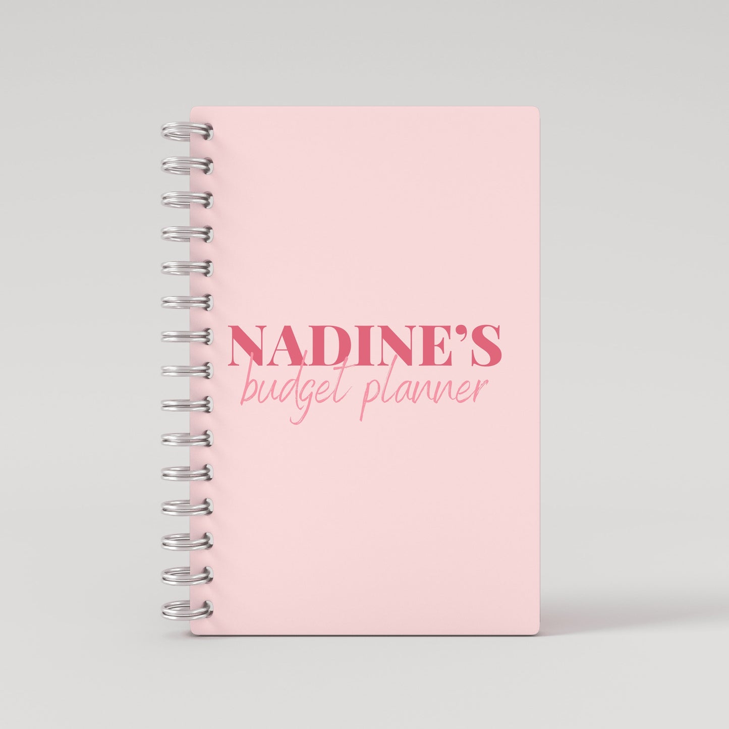 Names Budget Planner - Pink