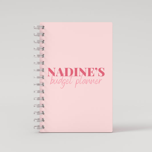 Names Budget Planner - Pink