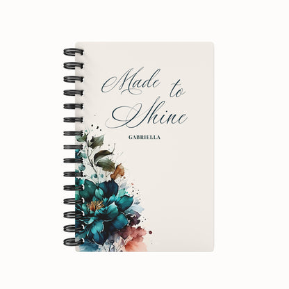 Aqua Flower 2026 Daily Planner
