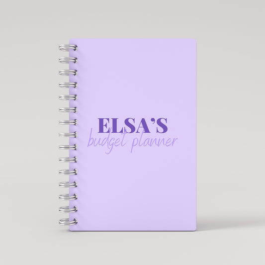 Names Budget Planner - Purple