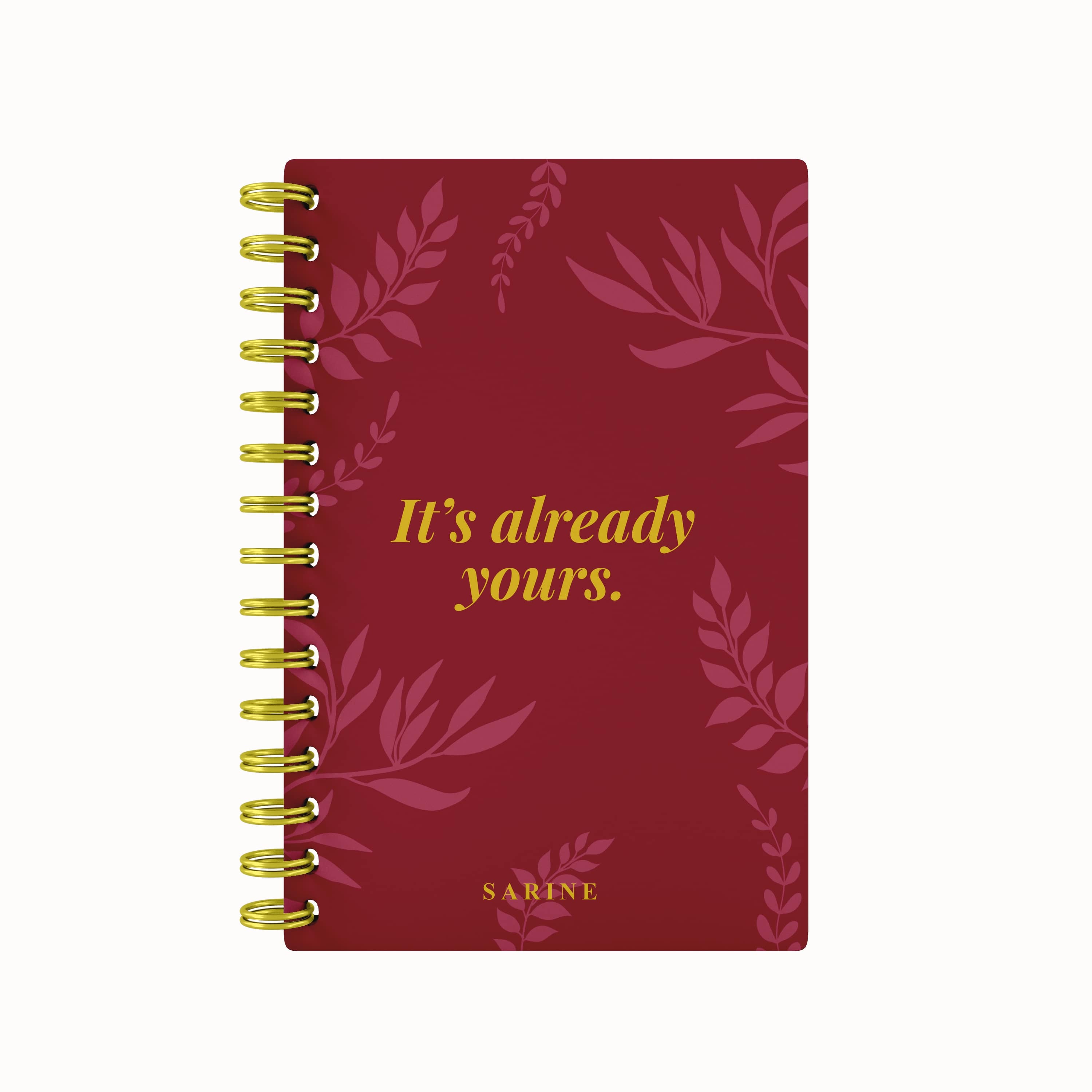 Any Quote Foliage Foil 2026 Daily Planner